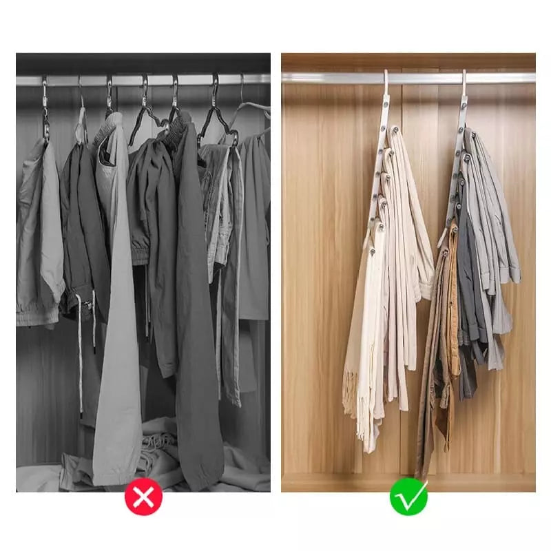 Cabide Multifuncional 6 em 1 para Calças – Coleção Housilar