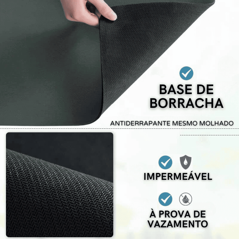 Tapete Absorvente Antiderrapante para Cantinho do Café – Coleção Housilar