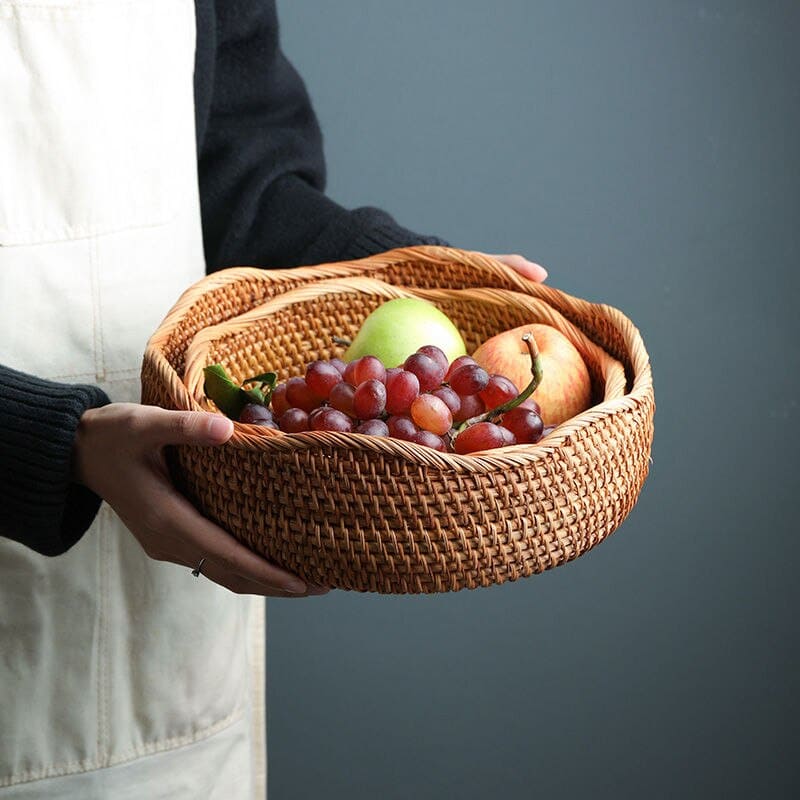 Cesta de Vime em Rattan Artesanal – Coleção Housilar