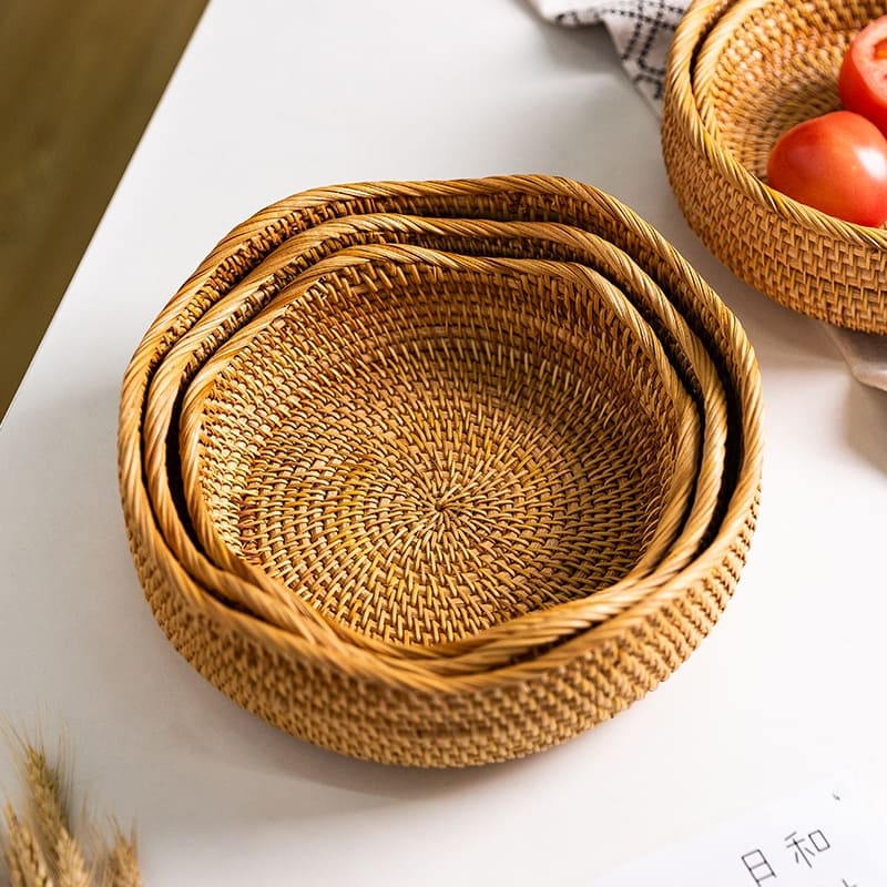 Cesta de Vime em Rattan Artesanal – Coleção Housilar