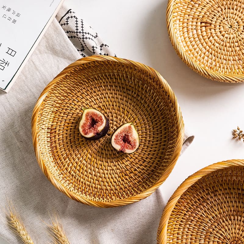Cesta de Vime em Rattan Artesanal – Coleção Housilar