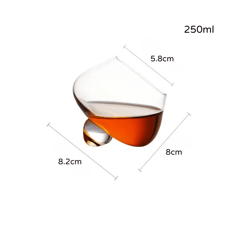 Copo de Whisky em Cristal Rotativo – Coleção Housilar