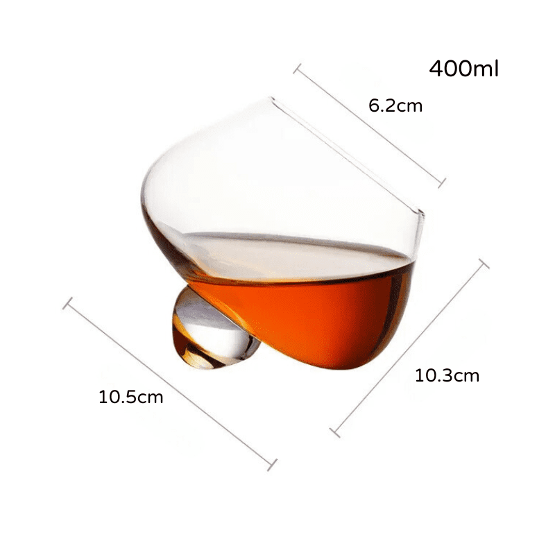 Copo de Whisky em Cristal Rotativo – Coleção Housilar