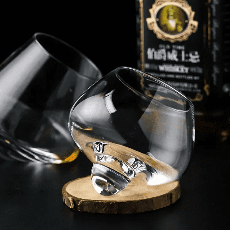 Copo de Whisky em Cristal Rotativo – Coleção Housilar