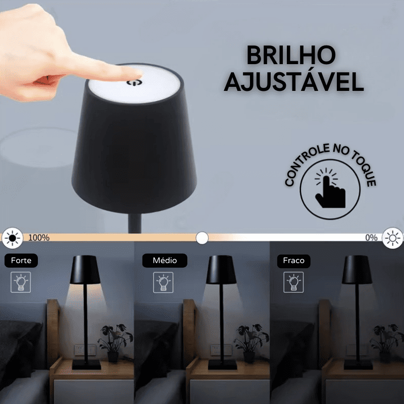 Luminária de Mesa LED Portátil – Coleção Housilar