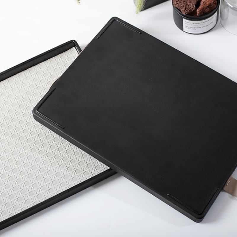 Bandeja Decorativa Retangular com Alça – Coleção Housilar