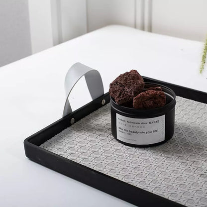 Bandeja Decorativa Retangular com Alça – Coleção Housilar