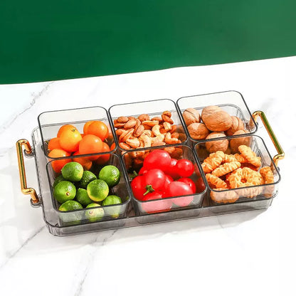 Bandeja de Lanche Multifuncional com Potes de Armazenamento – Coleção Housilar