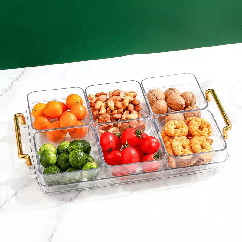 Bandeja de Lanche Multifuncional com Potes de Armazenamento – Coleção Housilar