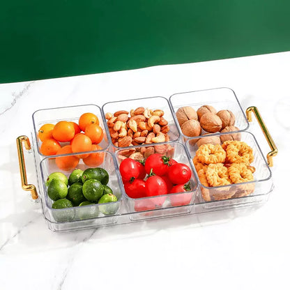 Bandeja de Lanche Multifuncional com Potes de Armazenamento – Coleção Housilar
