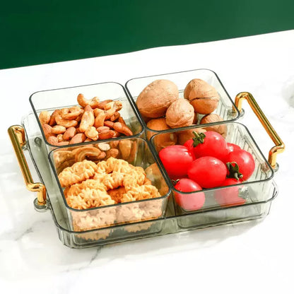 Bandeja de Lanche Multifuncional com Potes de Armazenamento – Coleção Housilar