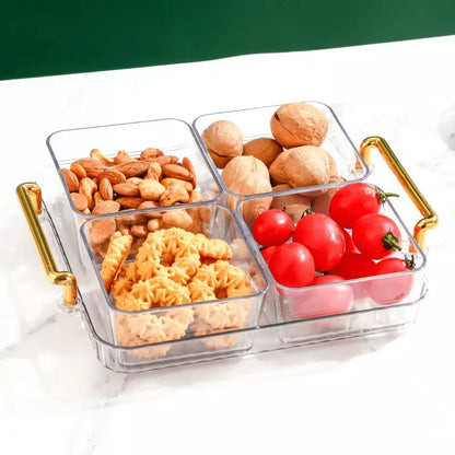 Bandeja de Lanche Multifuncional com Potes de Armazenamento – Coleção Housilar