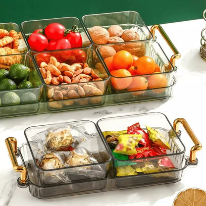 Bandeja de Lanche Multifuncional com Potes de Armazenamento – Coleção Housilar
