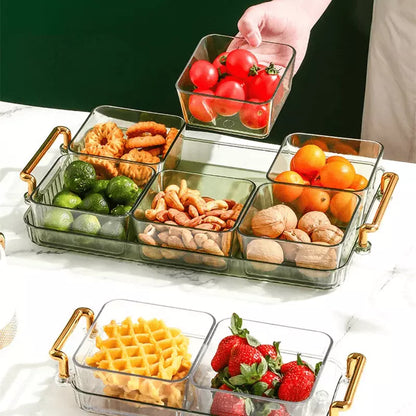 Bandeja de Lanche Multifuncional com Potes de Armazenamento – Coleção Housilar