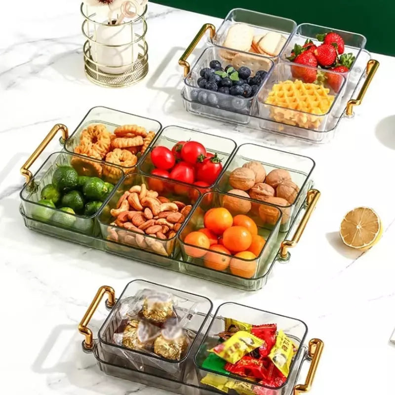 Bandeja de Lanche Multifuncional com Potes de Armazenamento – Coleção Housilar