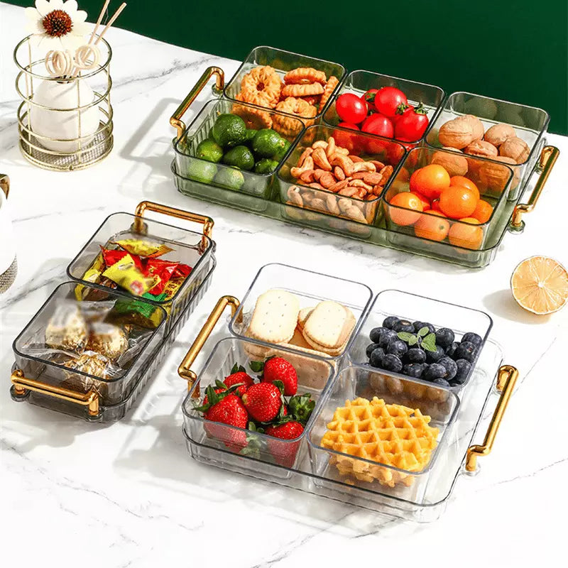 Bandeja de Lanche Multifuncional com Potes de Armazenamento – Coleção Housilar