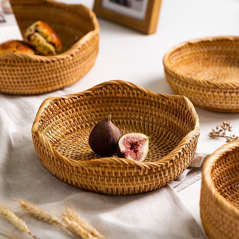 Cesta de Vime em Rattan Artesanal – Coleção Housilar