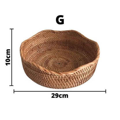 Cesta de Vime em Rattan Artesanal – Coleção Housilar