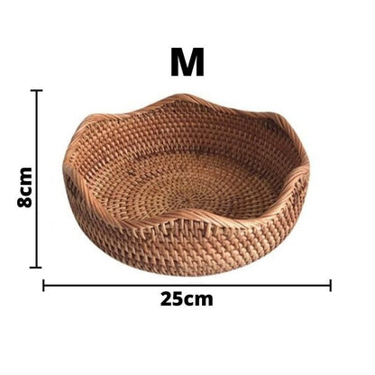 Cesta de Vime em Rattan Artesanal – Coleção Housilar