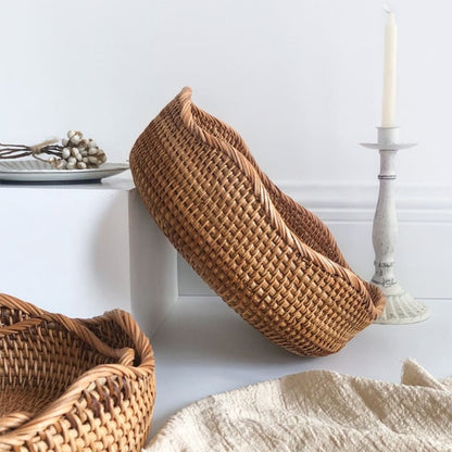 Cesta de Vime em Rattan Artesanal – Coleção Housilar