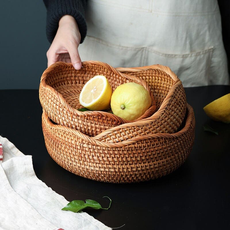 Cesta de Vime em Rattan Artesanal – Coleção Housilar