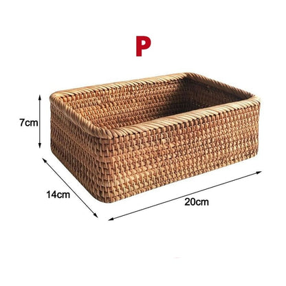 Cesto de Palha Rattan Artesanal – Coleção Housilar