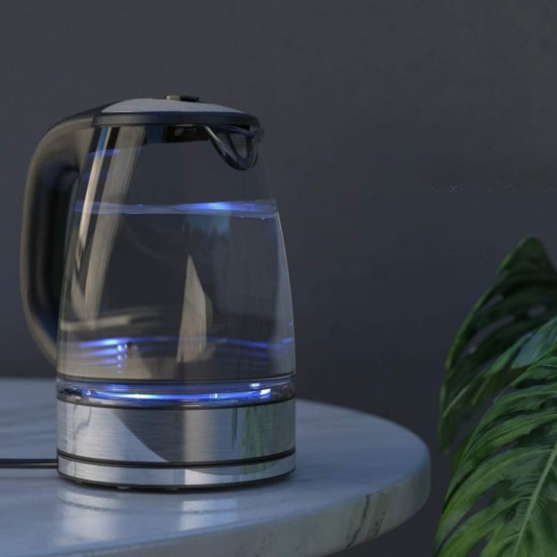 Chaleira Elétrica 2L em Vidro Borossilicato com LED – Coleção Housilar