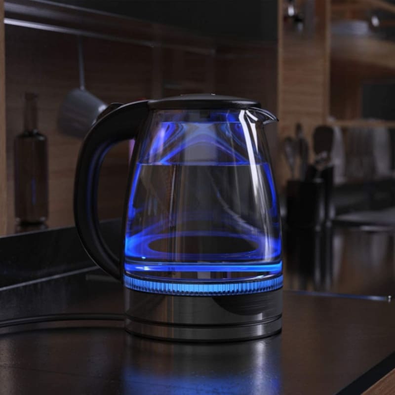Chaleira Elétrica 2L em Vidro Borossilicato com LED – Coleção Housilar