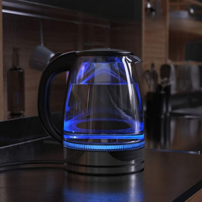 Chaleira Elétrica 2L em Vidro Borossilicato com LED – Coleção Housilar