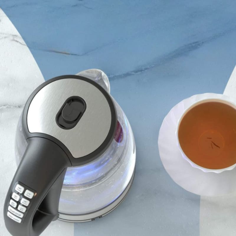 Chaleira Elétrica 2L em Vidro Borossilicato com LED – Coleção Housilar