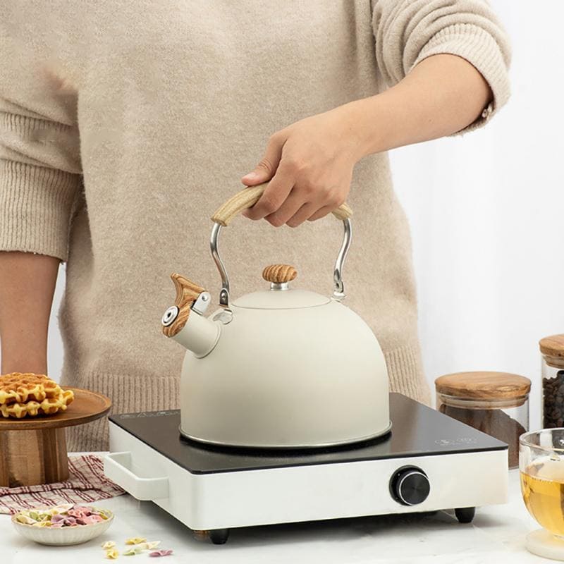 Chaleira de Inox com Apito 2,5L – Coleção Housilar