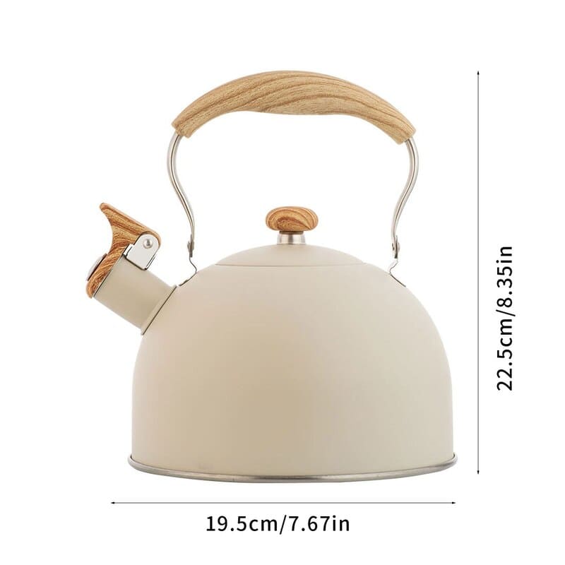 Chaleira de Inox com Apito 2,5L – Coleção Housilar