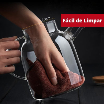 Chaleira de Vidro Borossilicato com Tampa de Bambu – Coleção Housilar