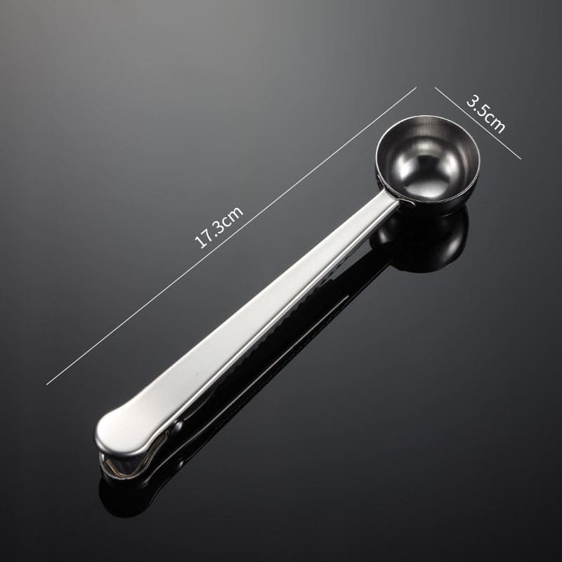 Colher Medidora de Café com Presilha em Inox – Coleção Housilar