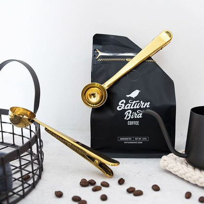 Colher Medidora de Café com Presilha em Inox – Coleção Housilar