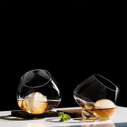 Copo de Whisky em Cristal Rotativo – Coleção Housilar