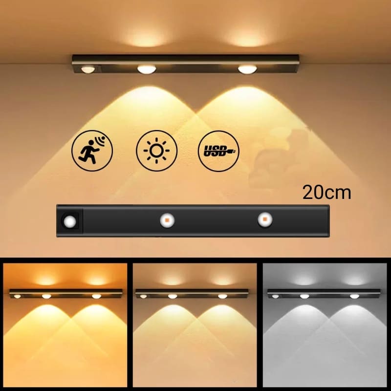 Luminária LED Magnética com Sensor de Movimento – Coleção Housilar