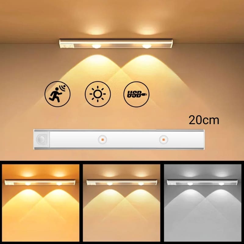 Luminária LED Magnética com Sensor de Movimento – Coleção Housilar