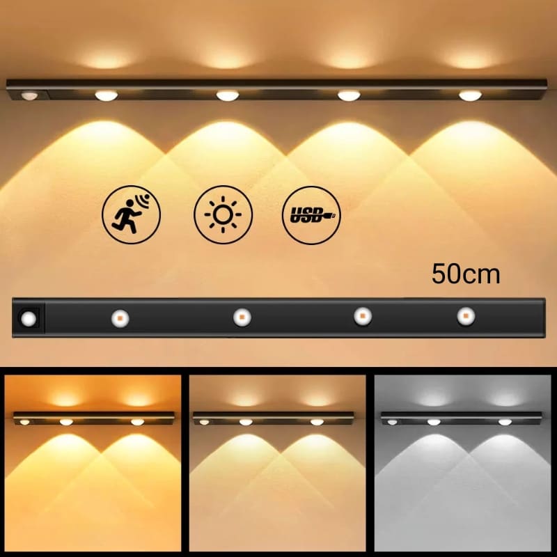 Luminária LED Magnética com Sensor de Movimento – Coleção Housilar