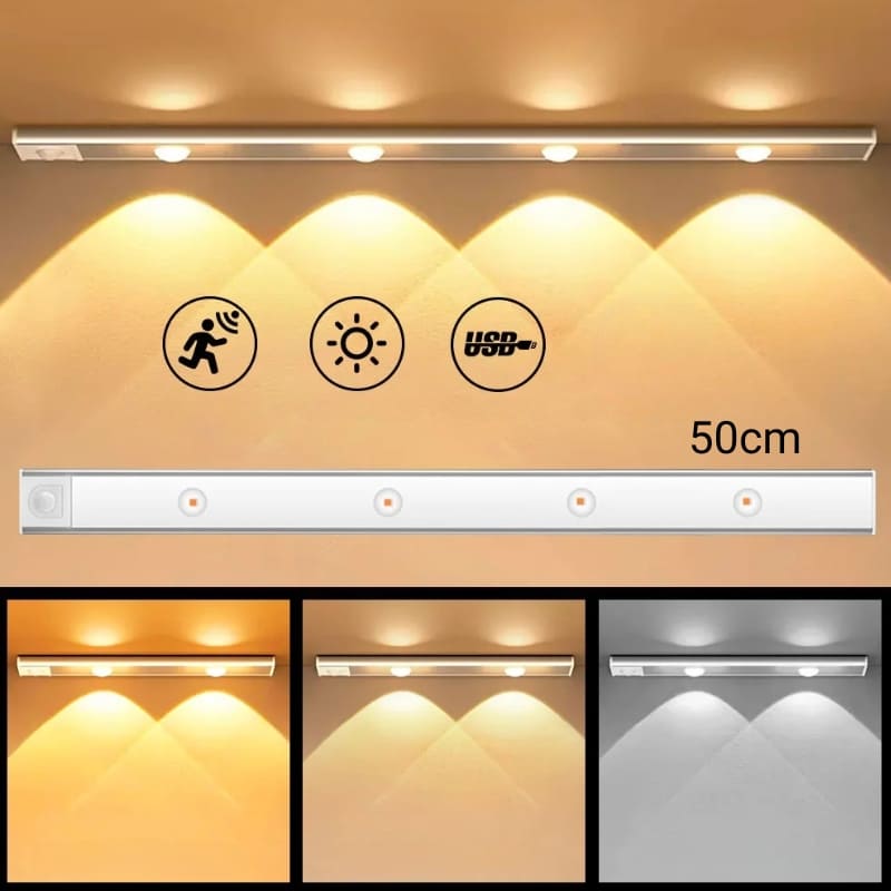 Luminária LED Magnética com Sensor de Movimento – Coleção Housilar