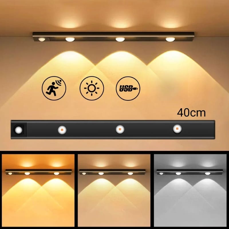 Luminária LED Magnética com Sensor de Movimento – Coleção Housilar