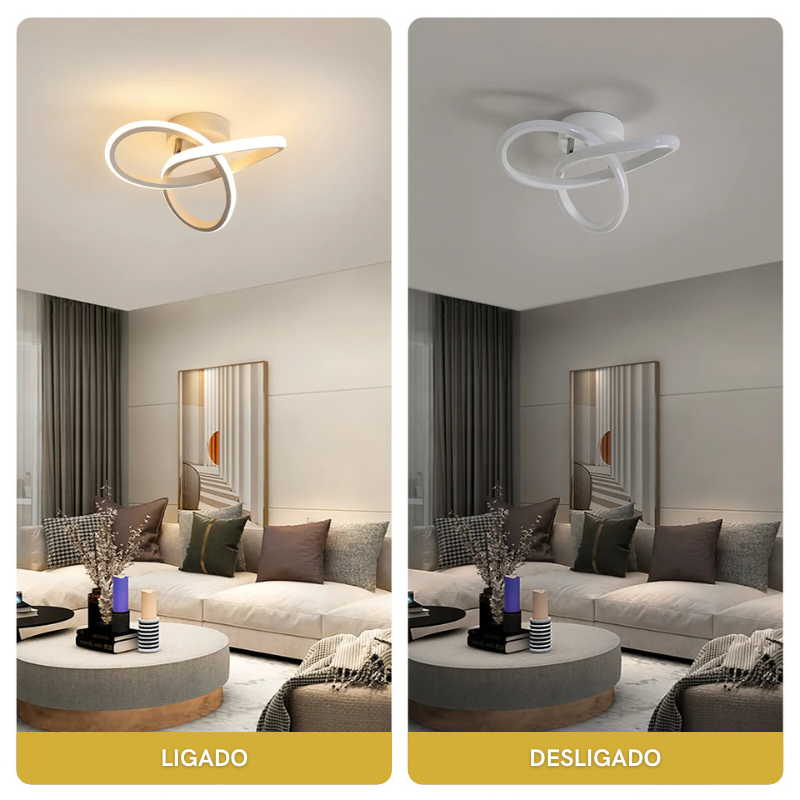 Luminária de Teto LED Minimalista Moderna – Coleção Housilar