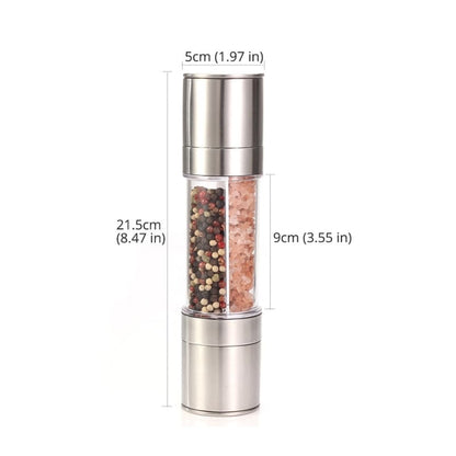 Moedor Manual de Pimenta e Temperos Inox 2 em 1 – Coleção Housilar