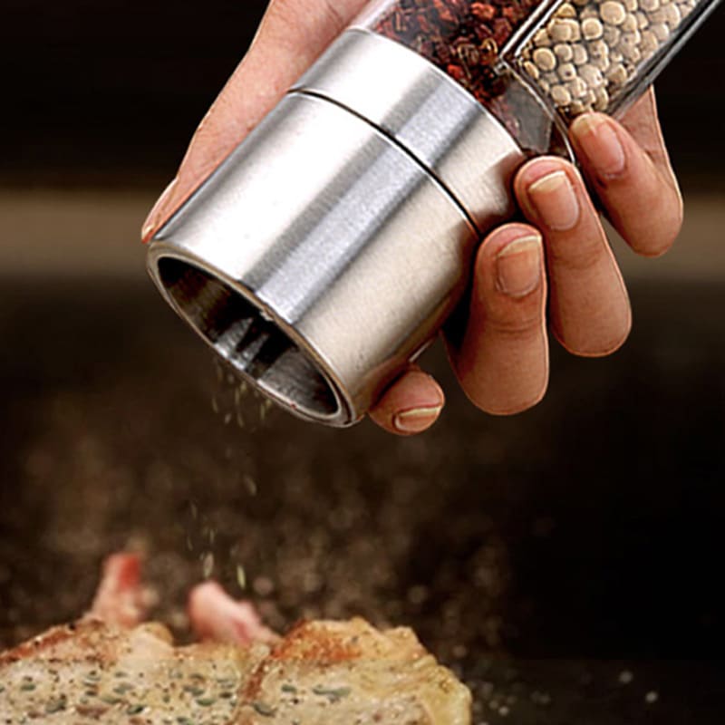 Moedor Manual de Pimenta e Temperos Inox 2 em 1 – Coleção Housilar