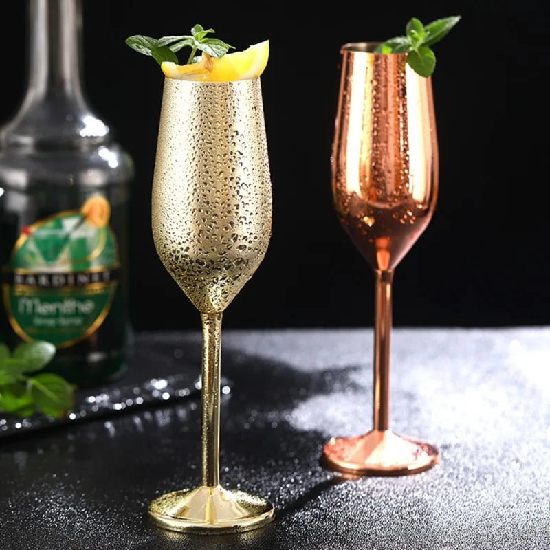 Taça de Champanhe em Aço Inox – Coleção Housilar