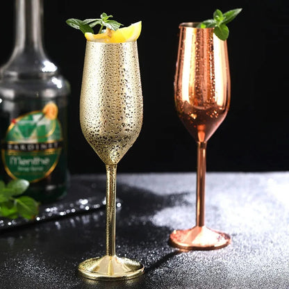 Taça de Champanhe em Aço Inox – Coleção Housilar